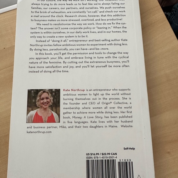 Do Less by Kate Northrup Book - Picture 2 of 2
